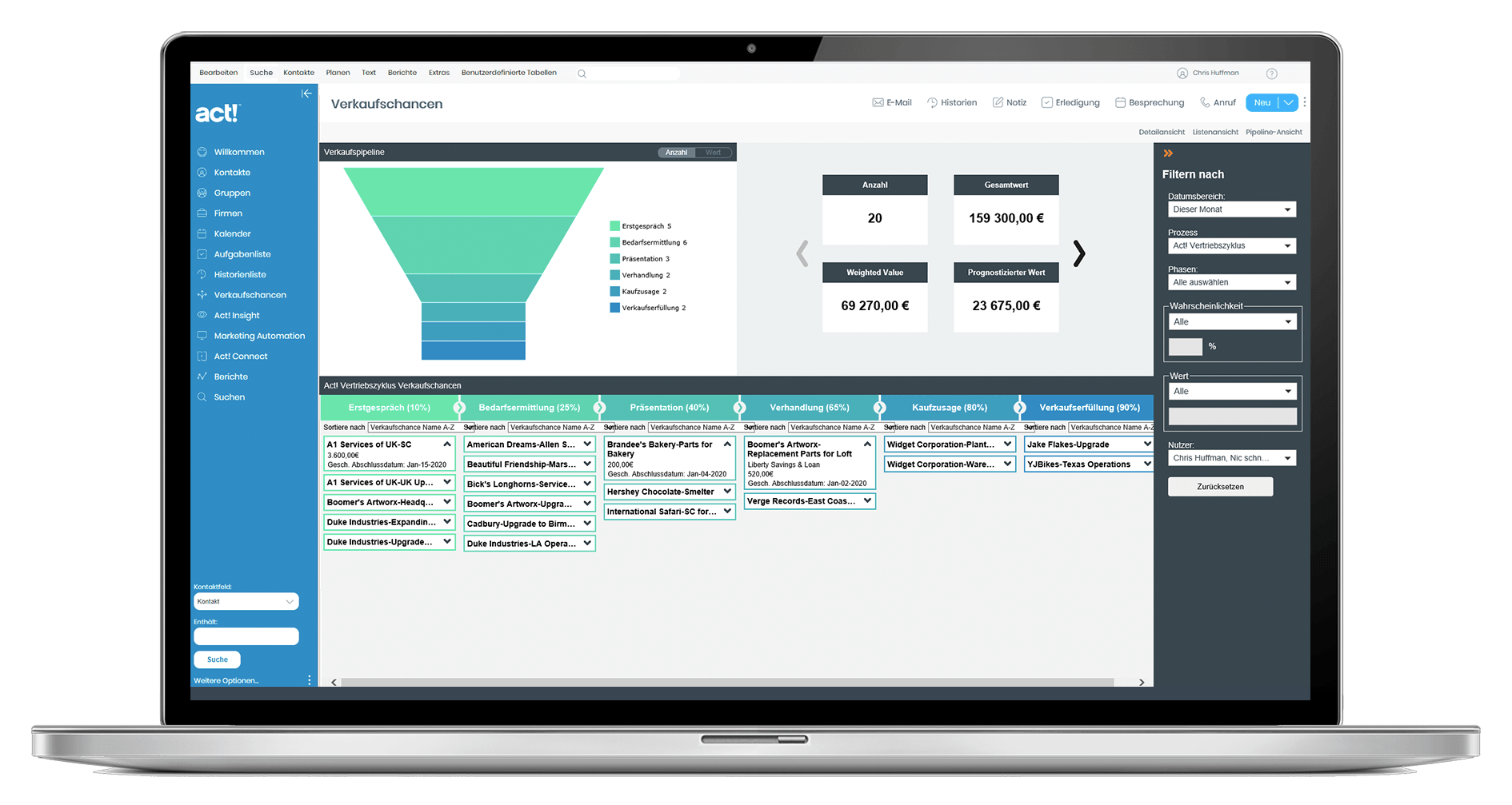 Demo of Act!